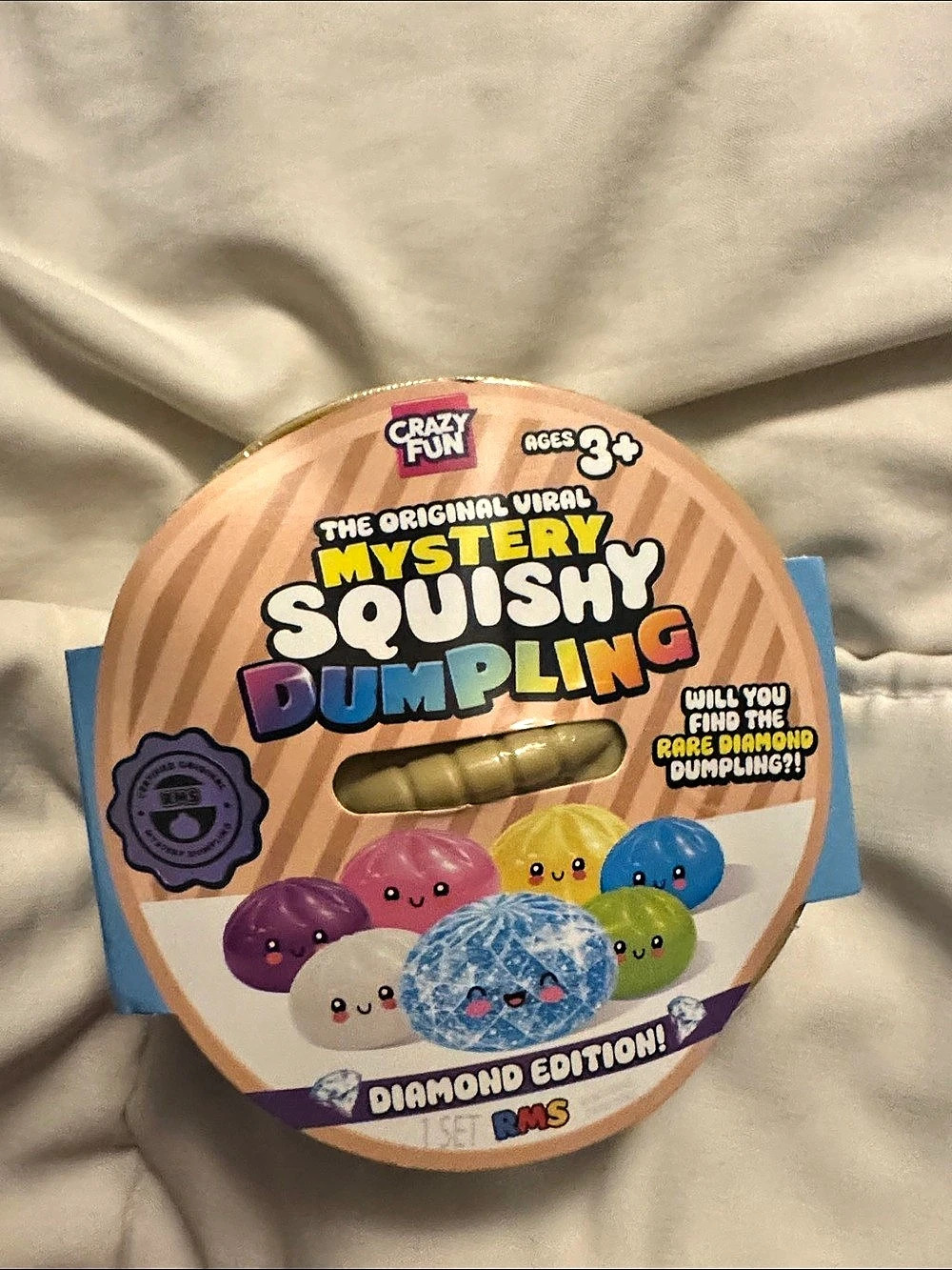 Crazy Fun Mystery Squishy Dumpling Diamond Edition Diamond Edition Squishy Toy